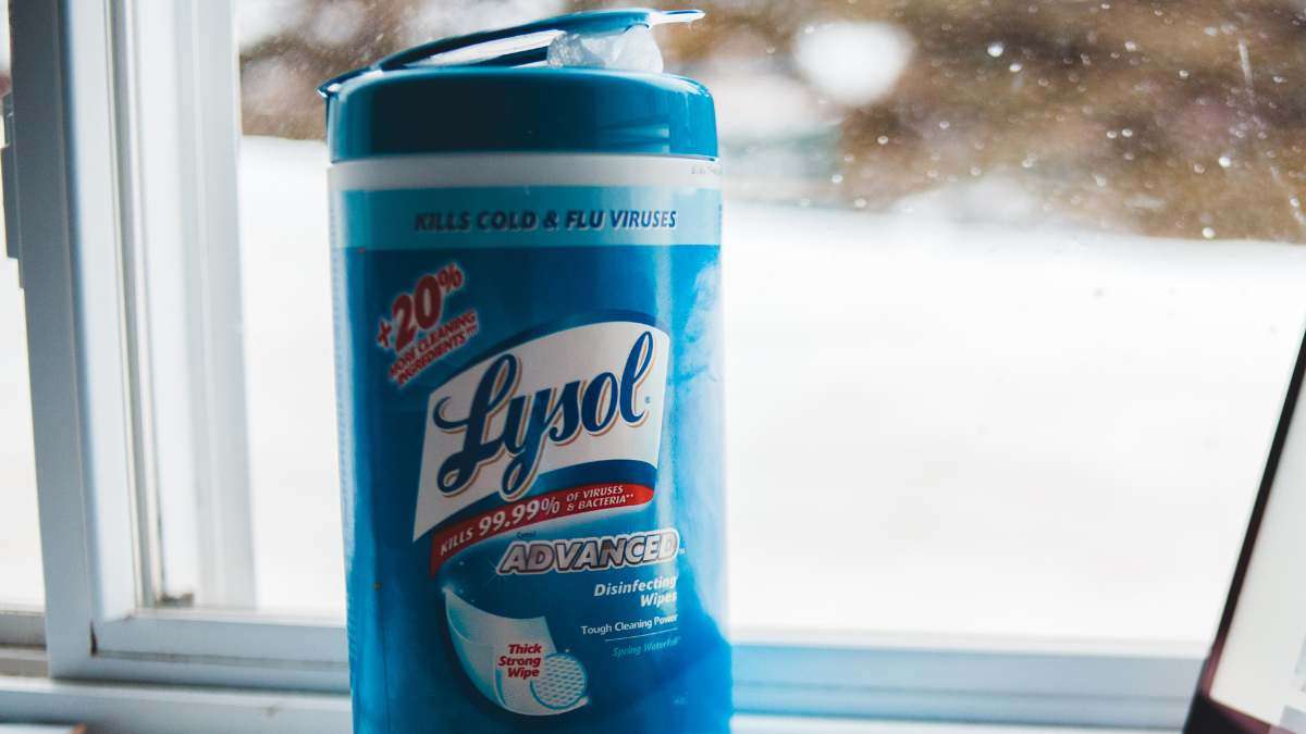 Lysol to kill fleas fast