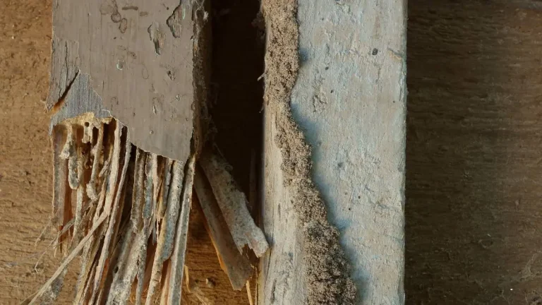 Termite mud tubes