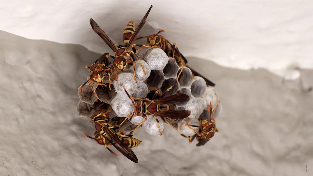 Peppermint oil wasp deterrent
