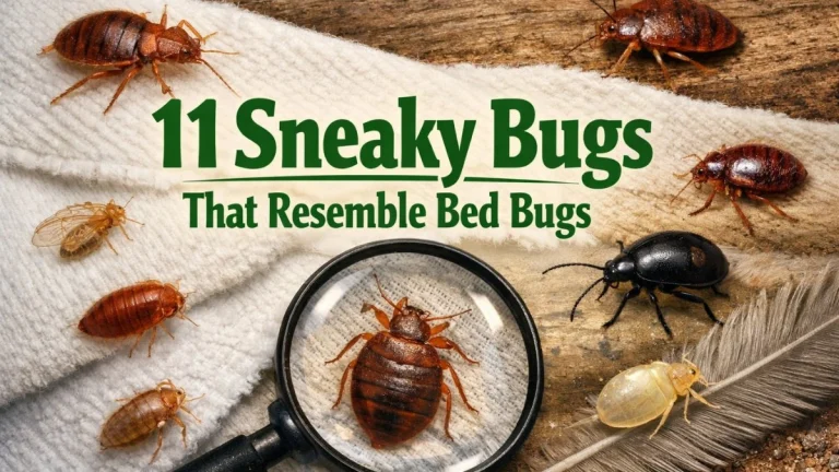 Bugs that resemble bed bugs