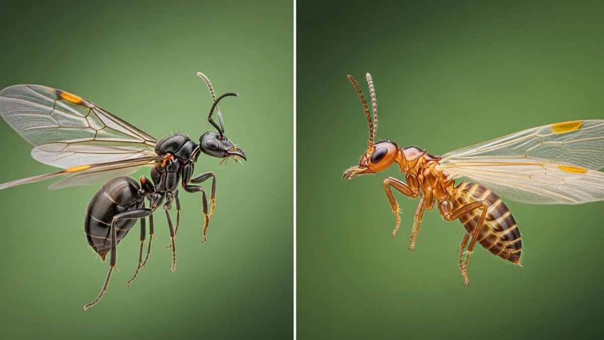 flying termites vs. flying ants difference