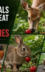 animals that love eating strawberries