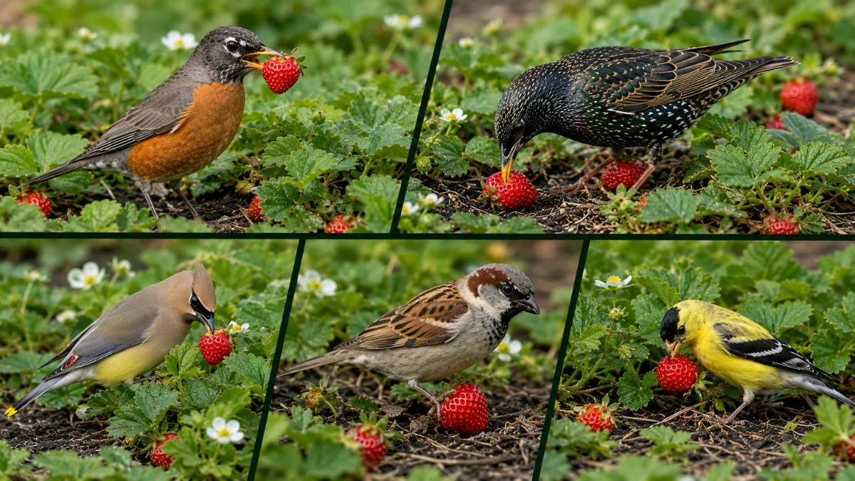 animals that love eating strawberries