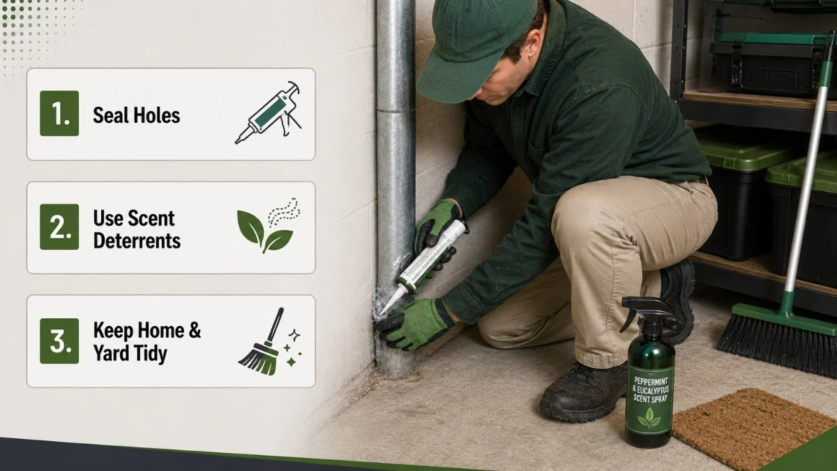 how to keep rat droppings out of your home